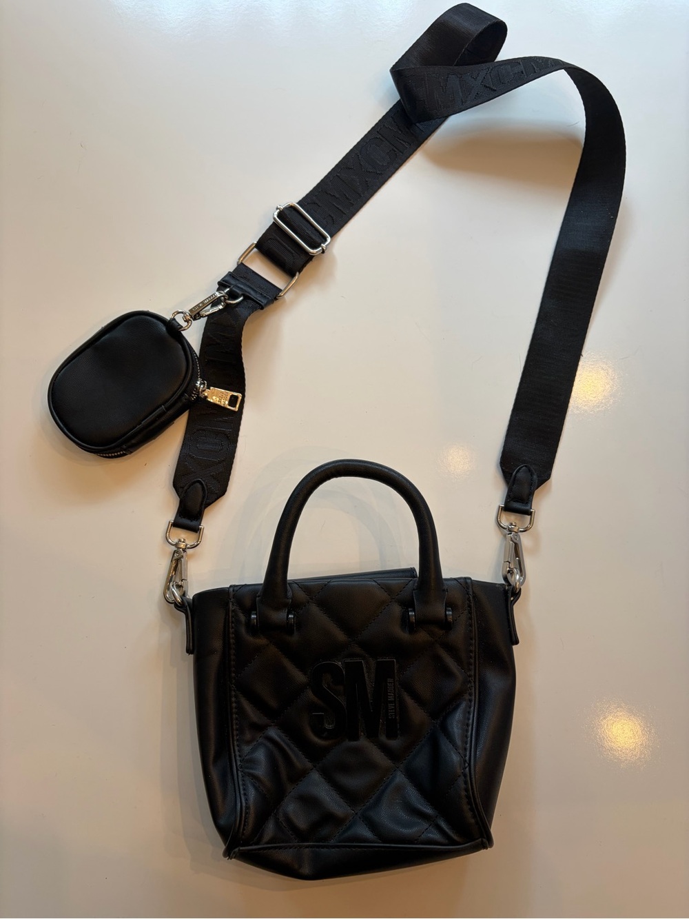 Steve Madden Crossbody‎ Black with Mini Coin Bag